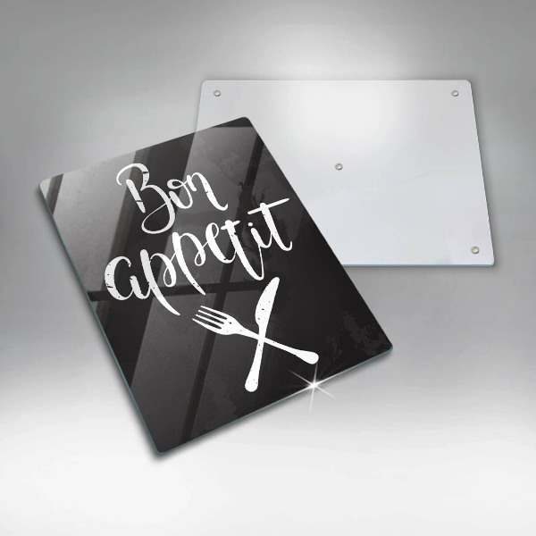 Cutting board The inscription Bon Appetit