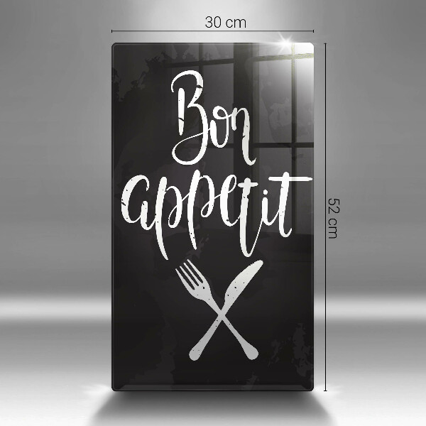 Cutting board The inscription Bon Appetit