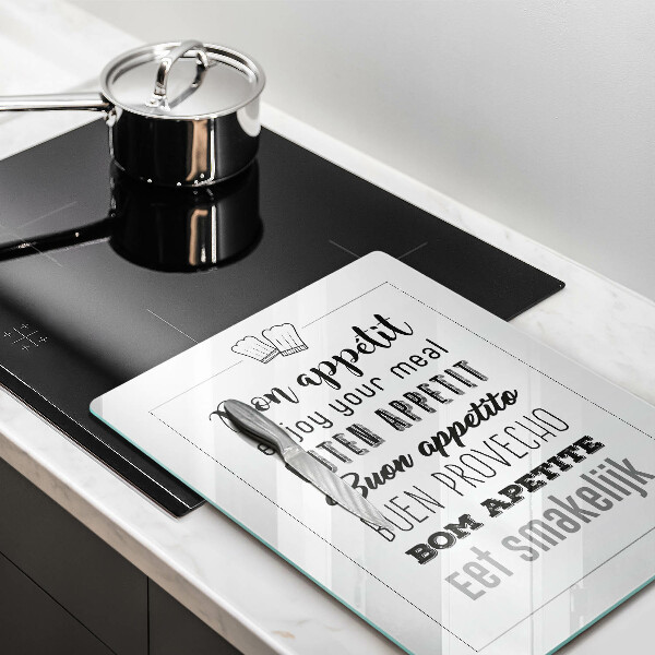 Cutting board Kitchen inscription, sentence