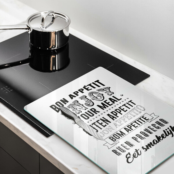 Cutting board Inscription to the kitchen, sentence