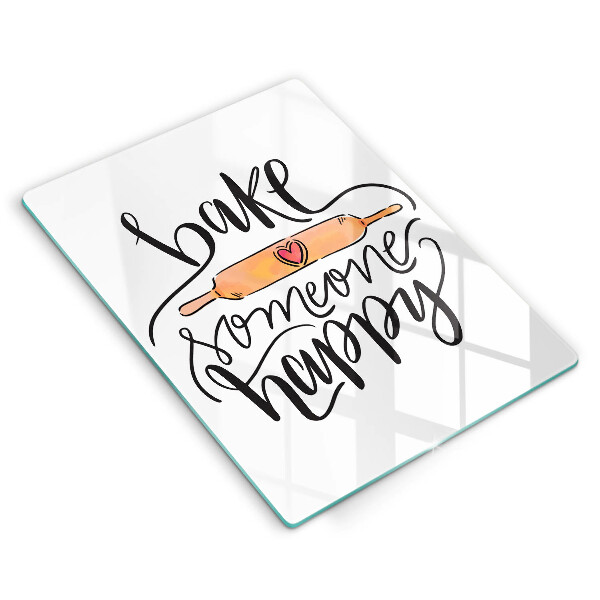 Cutting board Bake some happy