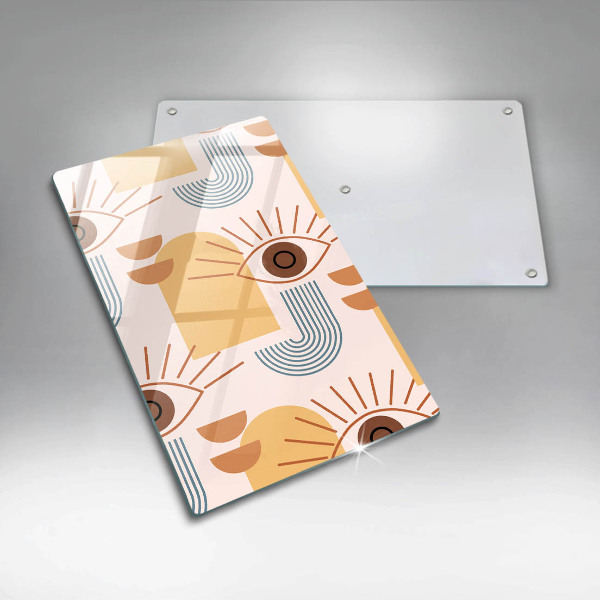 Cutting board Boho pattern eyes