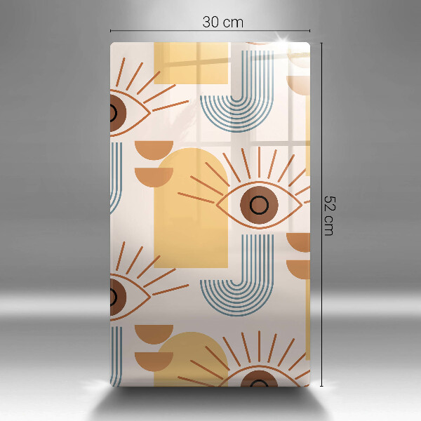 Cutting board Boho pattern eyes