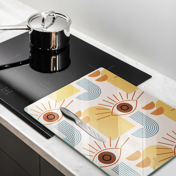 Cutting board Boho pattern eyes