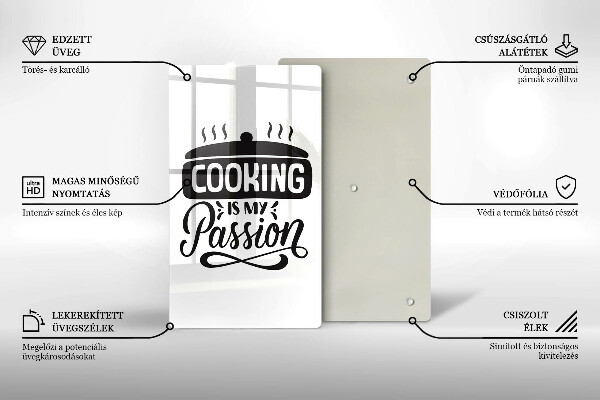 Cutting board Cooking is my passion