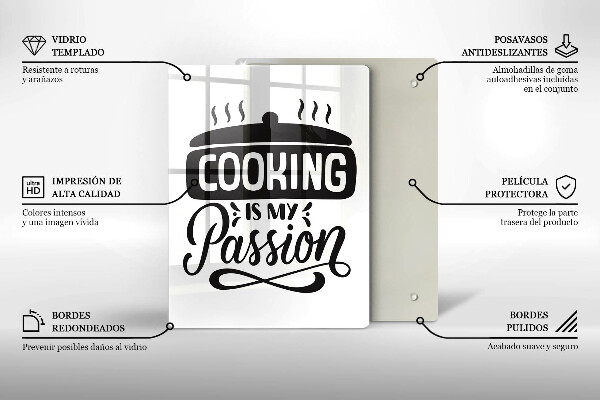 Cutting board Cooking is my passion