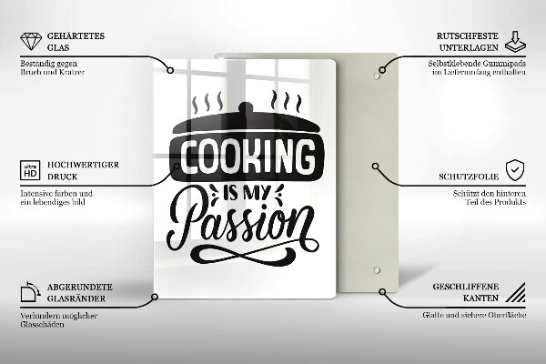 Cutting board Cooking is my passion