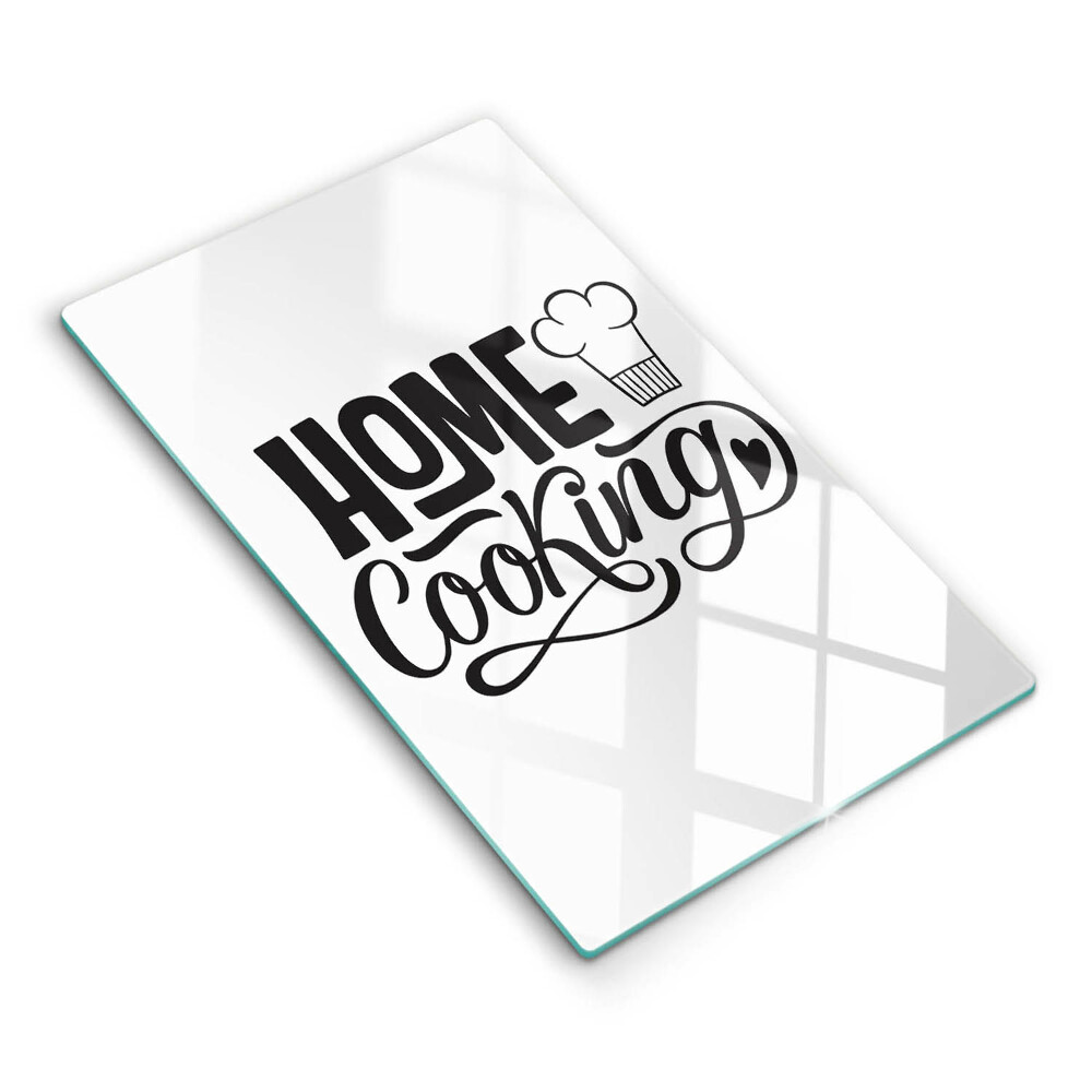 Cutting board Home Cooking inscription