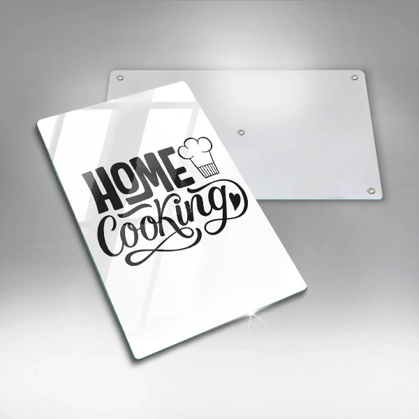 Cutting board Home Cooking inscription
