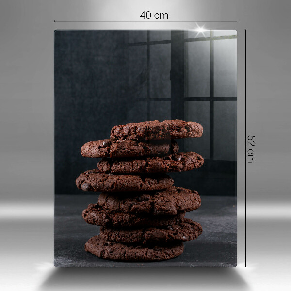 Glass worktop saver Chocolate cookies