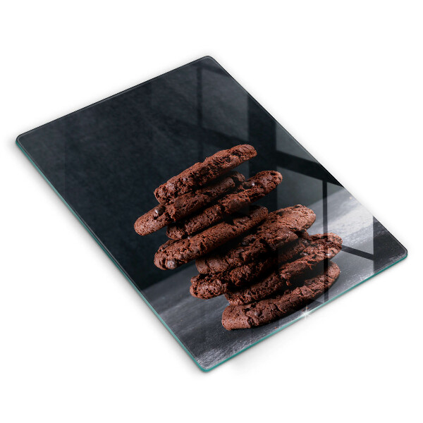 Glass worktop saver Chocolate cookies