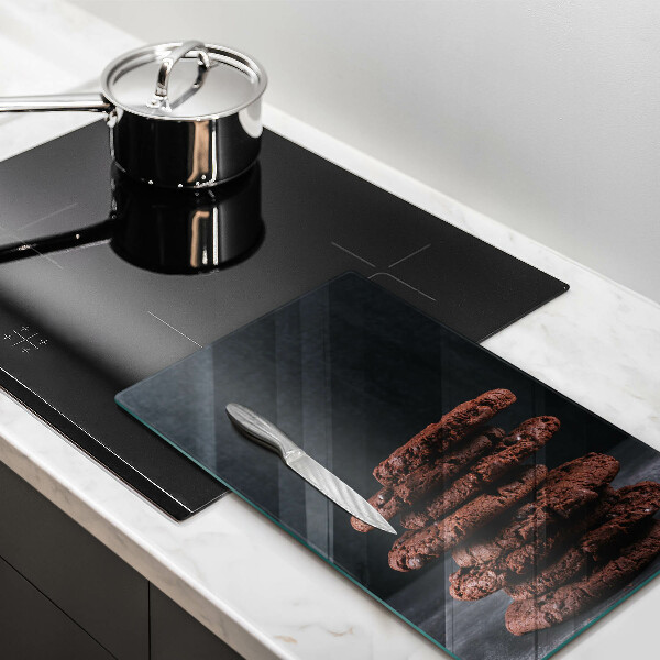 Glass worktop saver Chocolate cookies