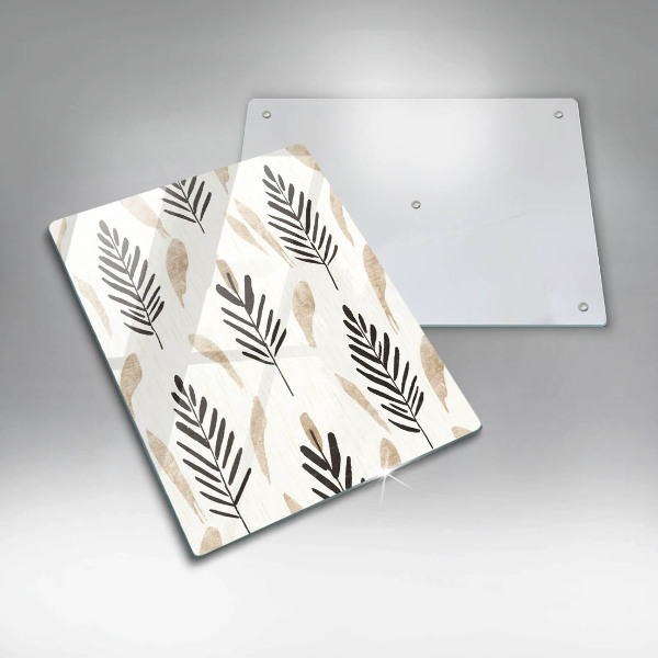 Glass worktop saver Boho plants