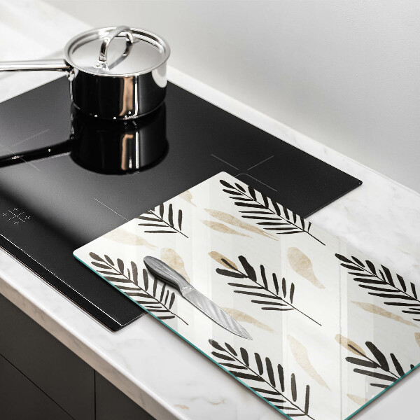 Glass worktop saver Boho plants