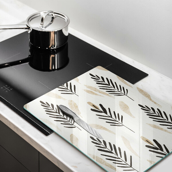 Glass worktop saver Boho plants