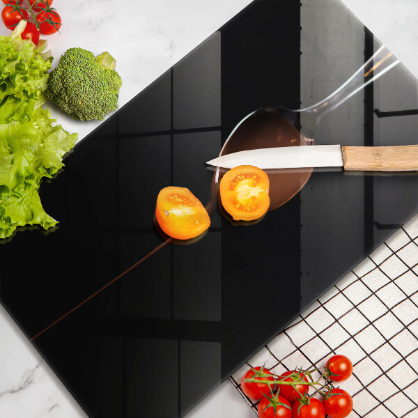 Glass worktop saver Spoon of chocolate