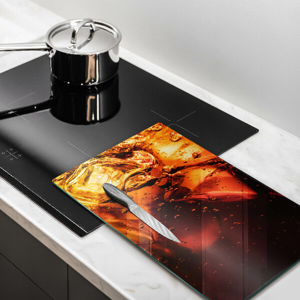 Glass worktop saver Cola drink with ice