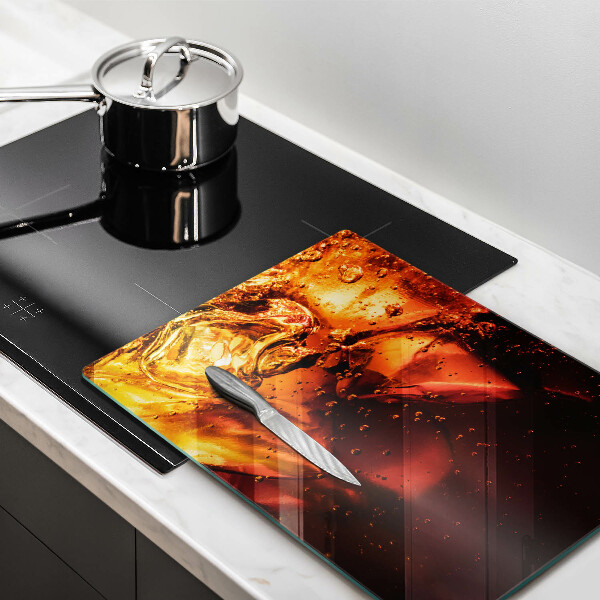 Glass worktop saver Cola drink with ice