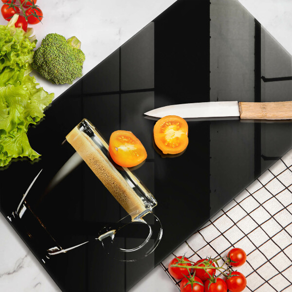 Glass worktop saver A glass of black coffee