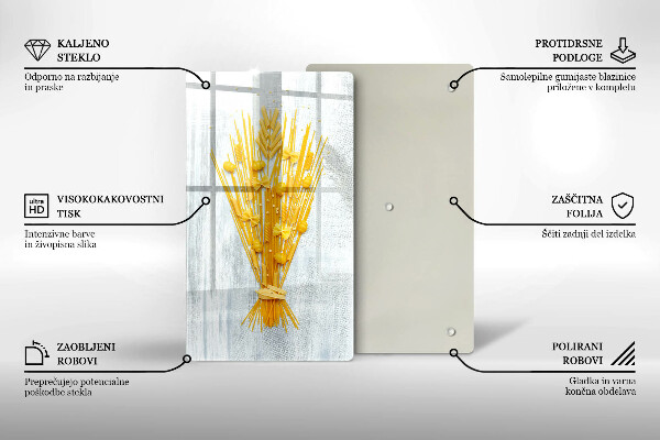 Glass worktop saver Pasta