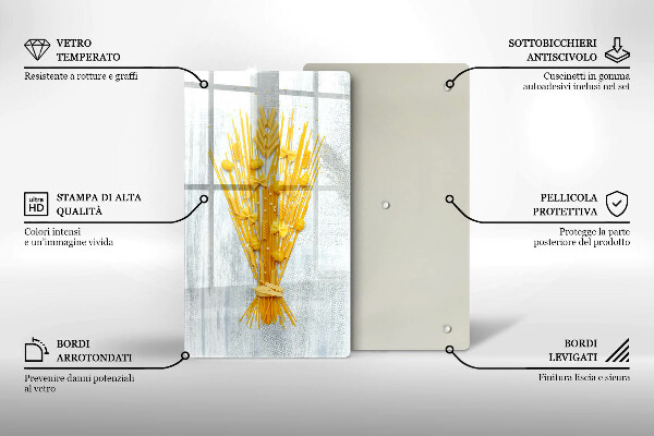 Glass worktop saver Pasta