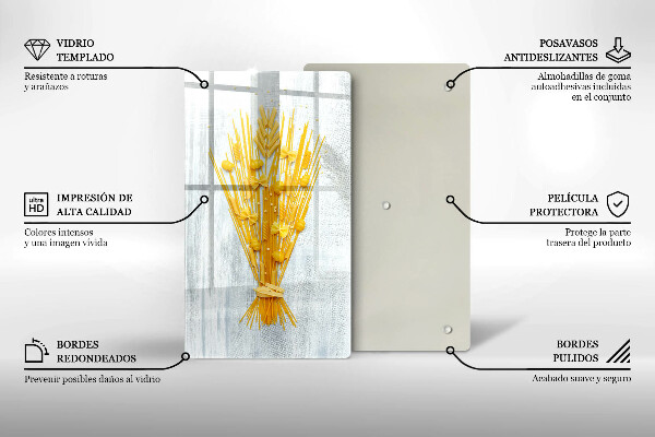 Glass worktop saver Pasta