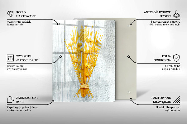 Glass worktop saver Pasta