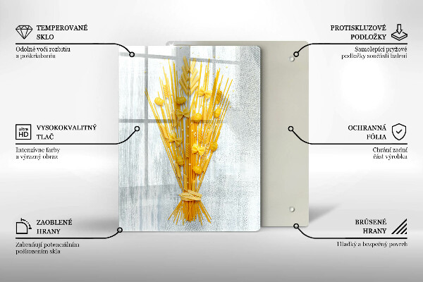 Glass worktop saver Pasta
