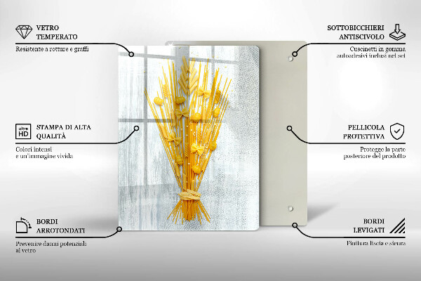 Glass worktop saver Pasta