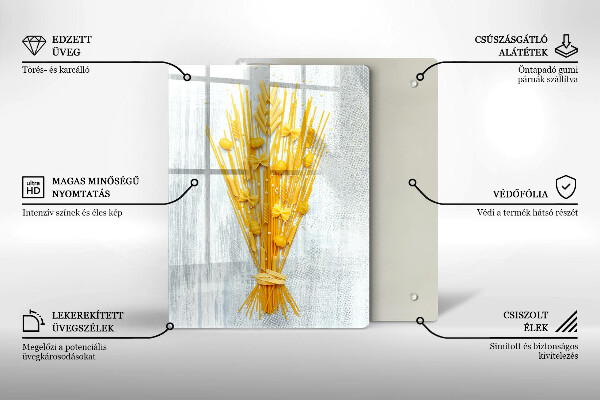Glass worktop saver Pasta