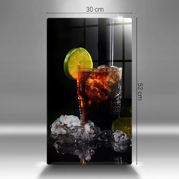 Glass worktop saver An earthly drink with ice