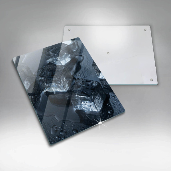 Glass worktop saver Cold ice cubes