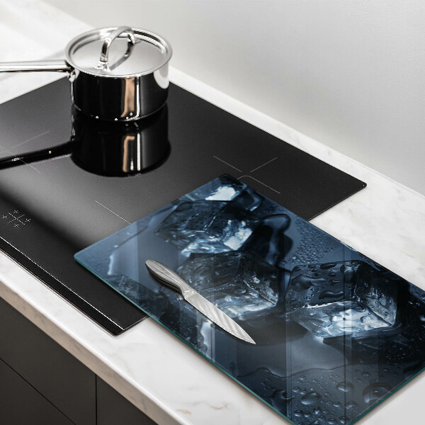 Glass worktop saver Cold ice cubes