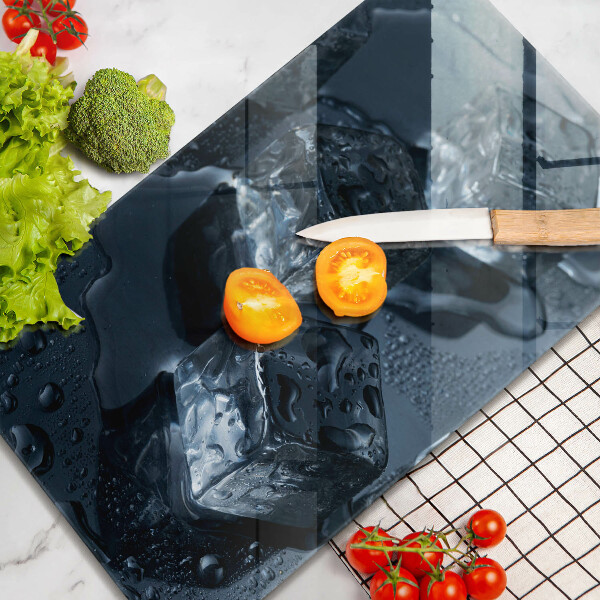 Glass worktop saver Cold ice cubes