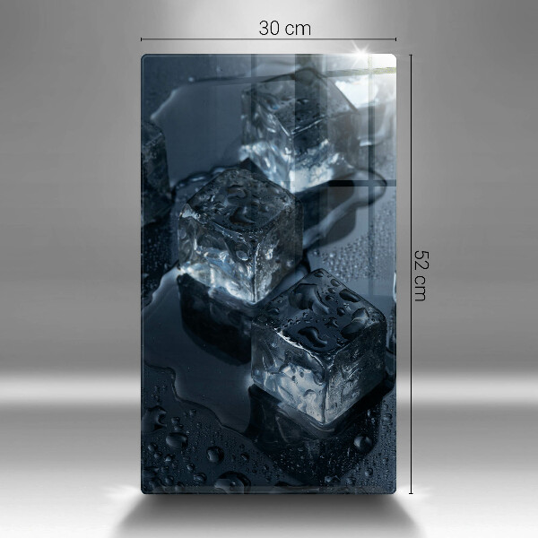 Glass worktop saver Cold ice cubes