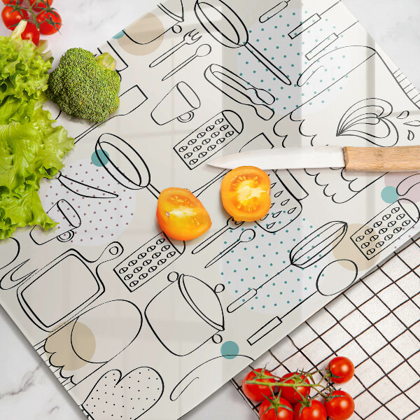 Glass worktop saver Kitchen accessories