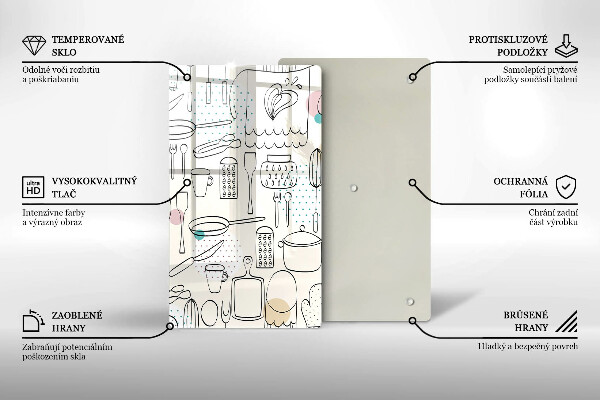 Glass worktop saver Kitchen accessories