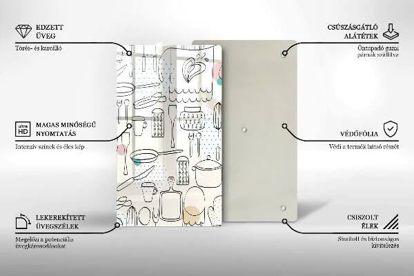 Glass worktop saver Kitchen accessories