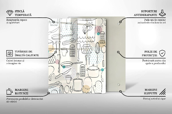 Glass worktop saver Kitchen accessories