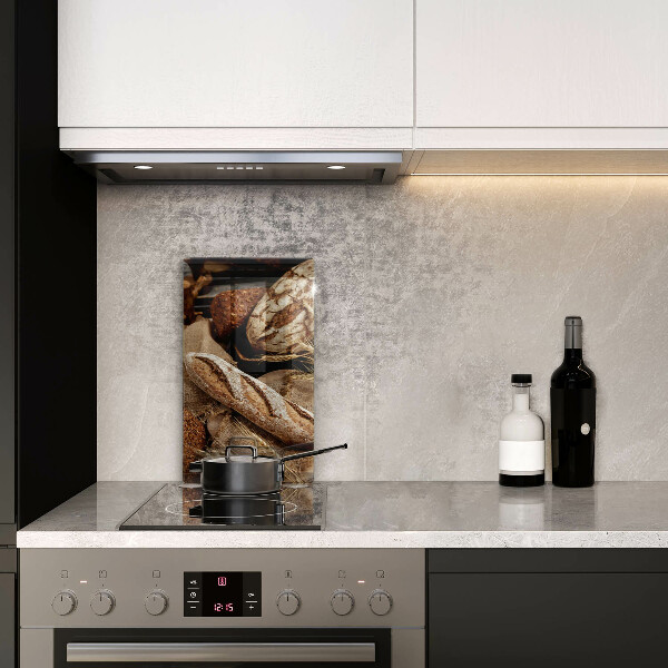 Glass worktop saver Bread