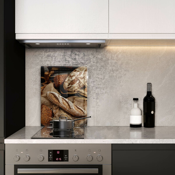 Glass worktop saver Bread