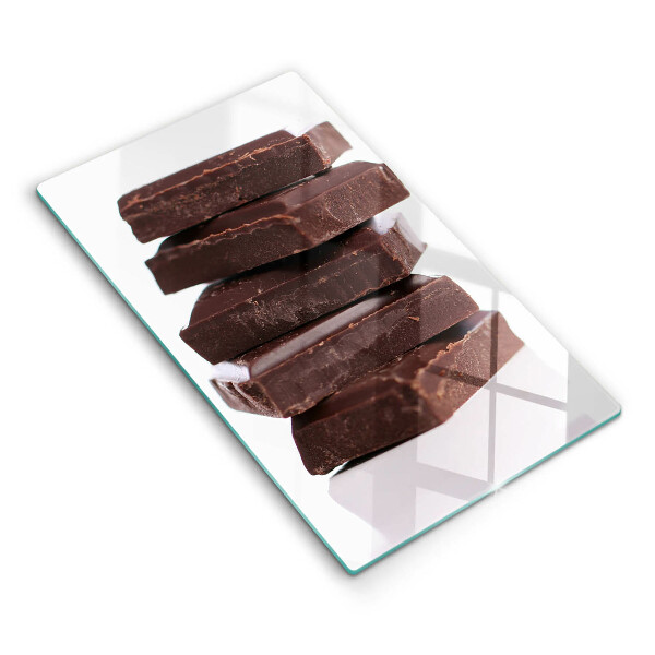 Glass worktop saver Chocolate squares