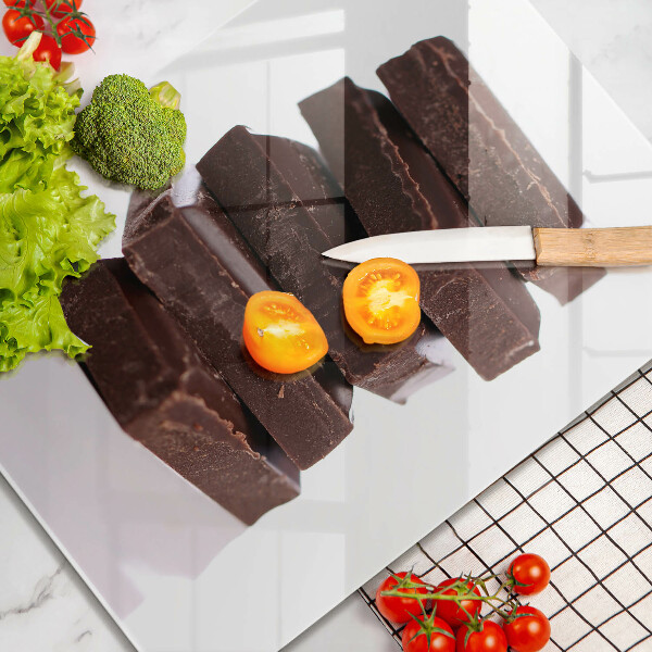 Glass worktop saver Chocolate squares