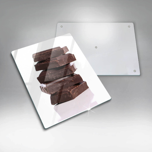 Glass worktop saver Chocolate squares