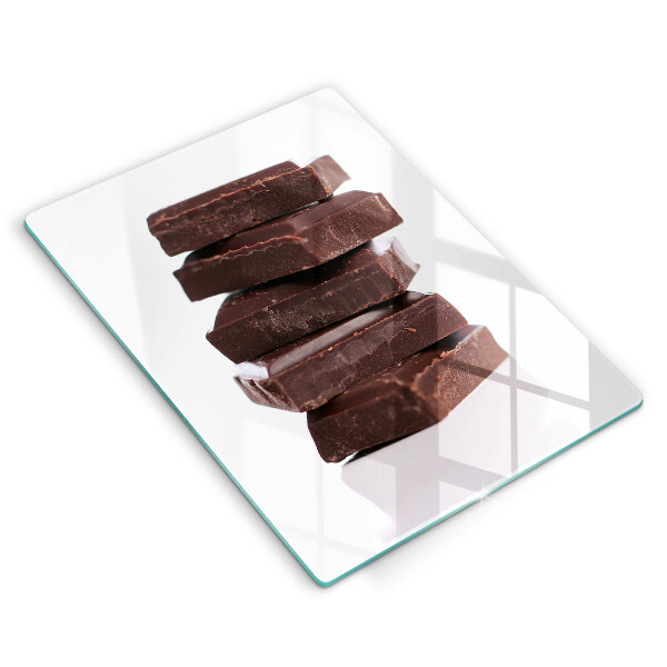 Glass worktop saver Chocolate squares