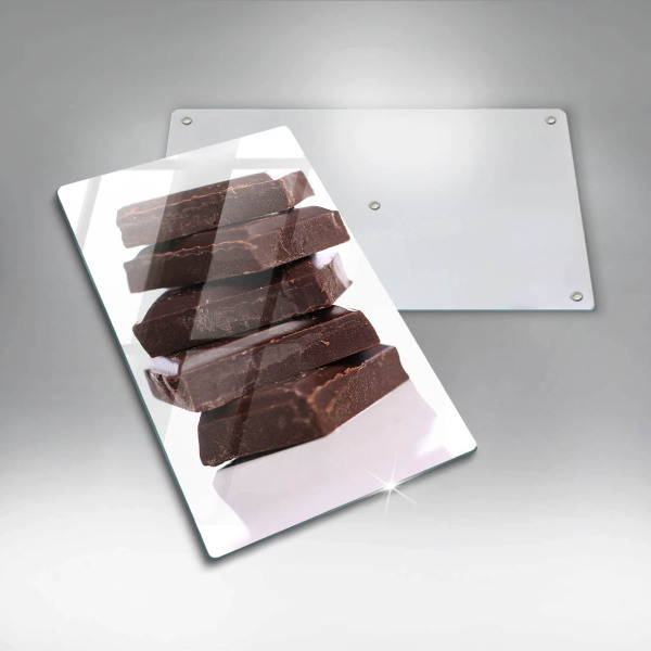Glass worktop saver Chocolate squares