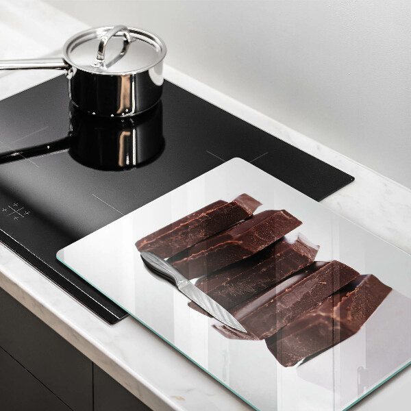 Glass worktop saver Chocolate squares