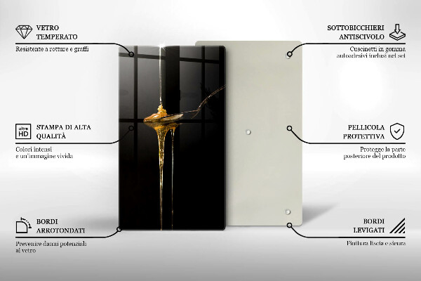Glass worktop saver A teaspoon of honey