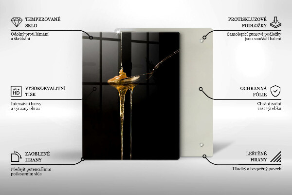 Glass worktop saver A teaspoon of honey