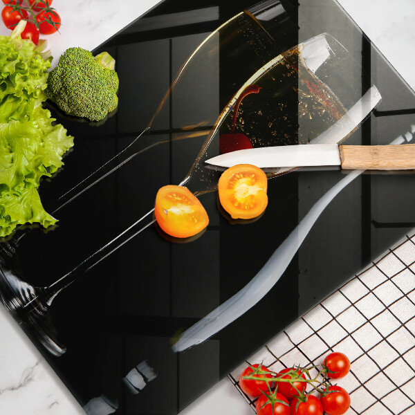 Glass worktop saver Champagne glasses